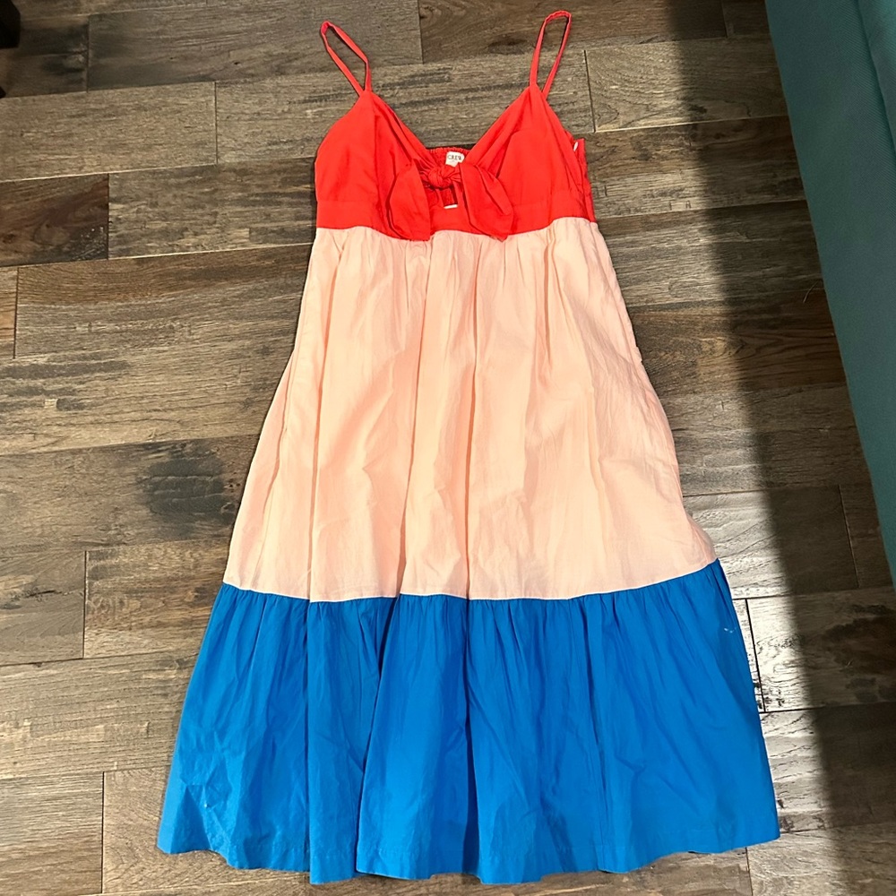 New w/ Tags J.Crew Colorblock Dress, size 10p